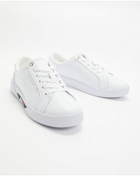 Tommy Hilfiger - Global Stripe Court Sneakers - Women's
