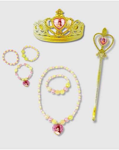 Disney Princess by Pink Poppy - Disney Princess Belle Sparkling Accessories Bundle