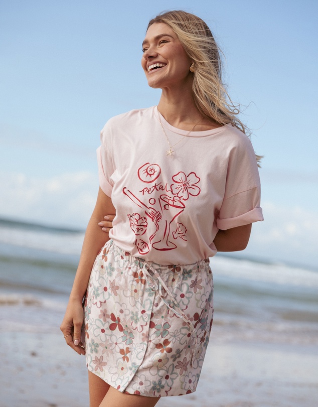 Petal & Pup - Zinnia Mini Skirt - Mirabelle Print