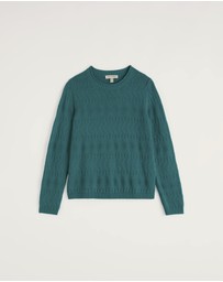 Seasalt - Seasalt Cornwall Blue Kinter Organic Cotton Jumper