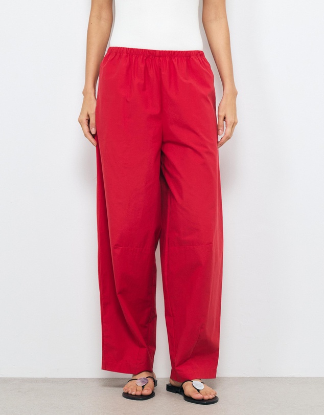AERE - Nora Organic Cotton Barrel Leg Pants