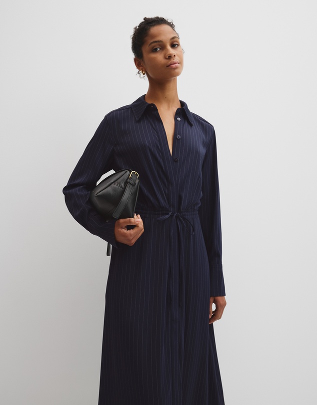 Country Road - Pinstripe Shirt Dress