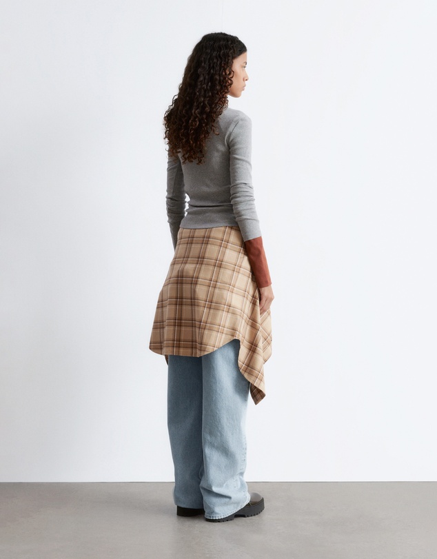 & Other Stories - Ribbed LS Top