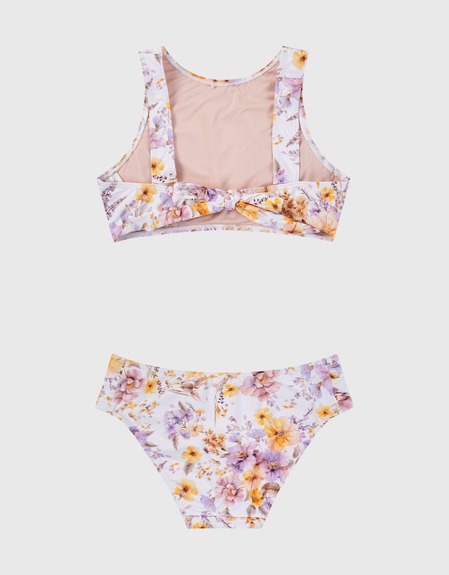 Aqua Blu Kids - Fleur High Neck Bikini Set