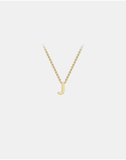 Zoe Olivia - 9K Gold Initial J Necklace