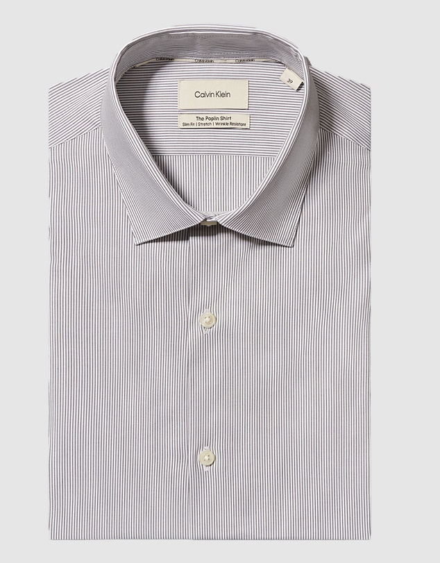 Calvin Klein - Slim Stretch Poplin Shirt