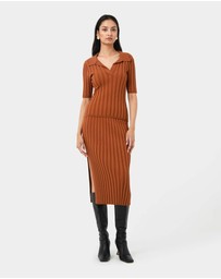 Forcast - Manhattan Polo Knit Top