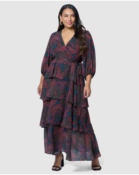 Pink Dusk by Curve Project - Temptress Maxi Dress
