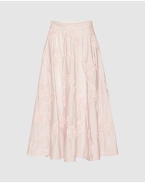 ROTATE - Flower Maxi Skirt