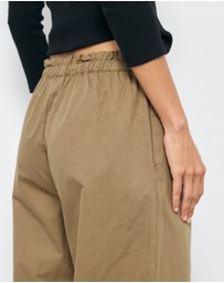 AERE - Organic Cotton Poplin Stripe Pants