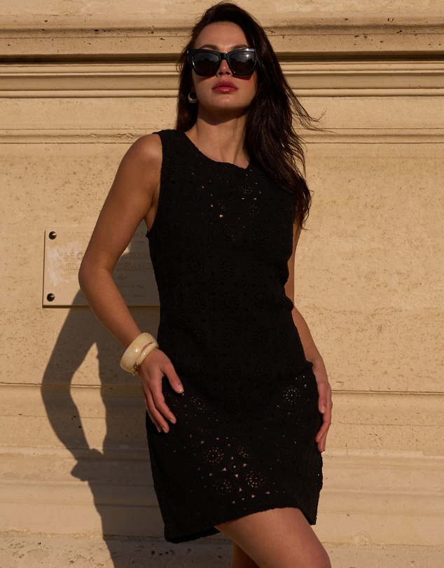UNE PIECE - Crochet Mini Dress