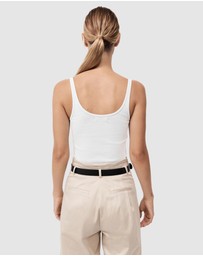St. Agni - Organic Cotton Slim Scoop Tank