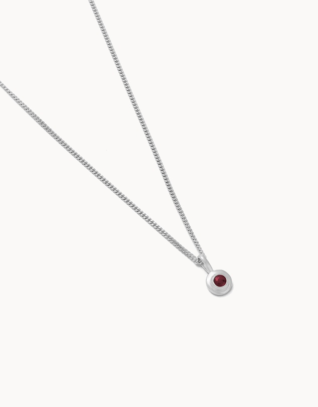 Kirstin Ash - Birthstone Necklace January Garnet