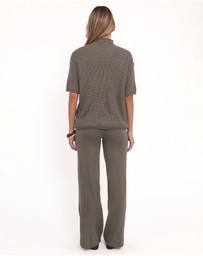 Petal & Pup - Remii Knit Pant Set - Khaki