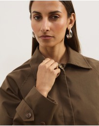 Atmos&Here - Osa Cropped Trench Coat