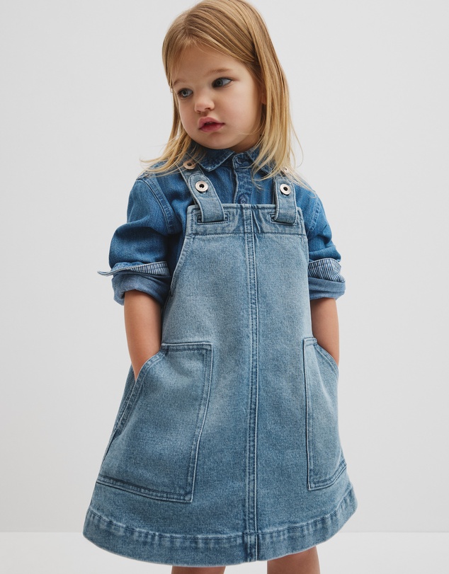 Country Road - Denim Pinafore