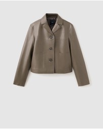M.N.G - Faux-Leather Jacket With Pockets