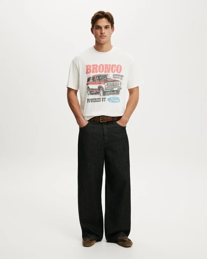 Cotton On - Everyday Fit License Moto T-Shirt