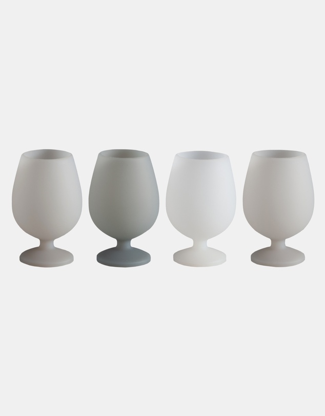 porter green - stemm silicone unbreakable wine glasses