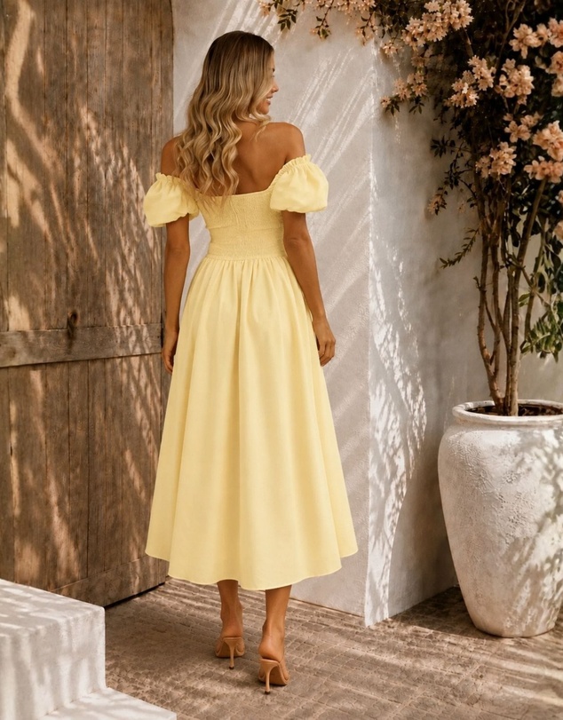 Esther & Co - Anvika Dress - Butter Cream