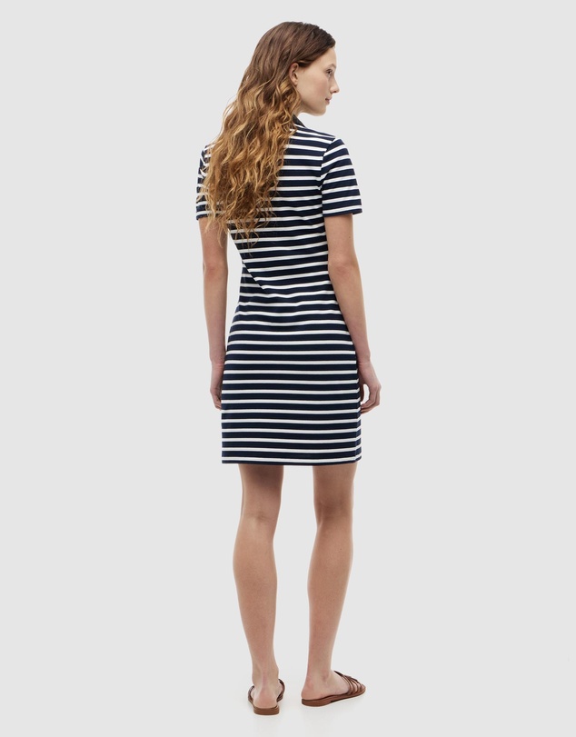Tommy Hilfiger - Slim Open V-Neck Polo Dress