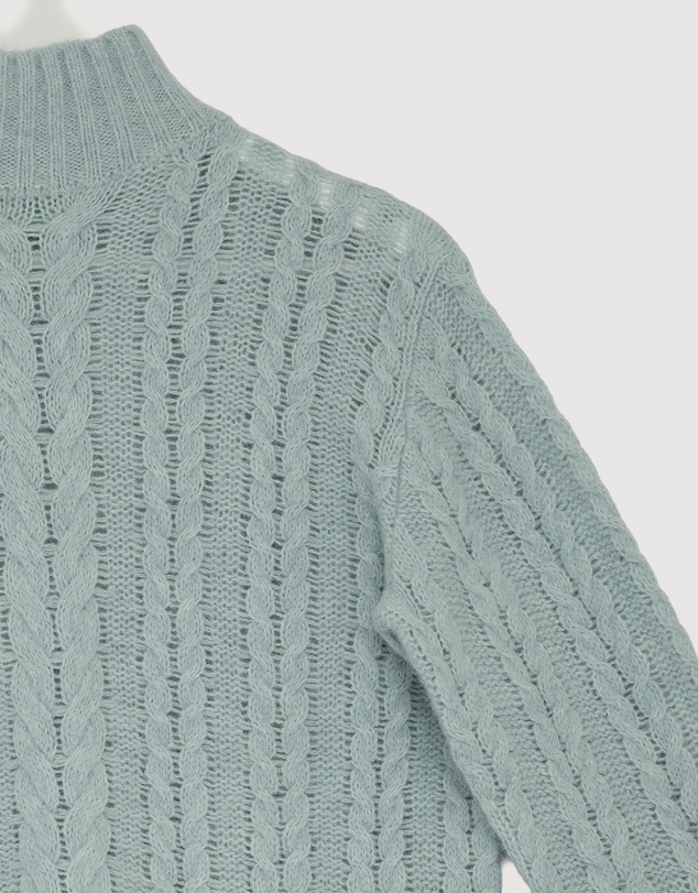 Revibe - Repaired AERE Zahra Cable Knit Jumper - AU 6