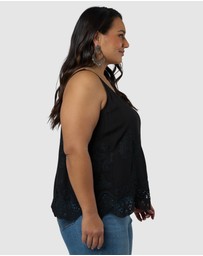 The Poetic Gypsy - Harvest Moon Embroidered Cami