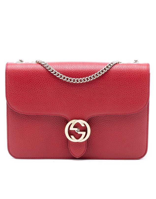 Pre-Loved by Azura Reborn - Pre-Loved Medium Dollar Calfskin Interlocking G Crossbody