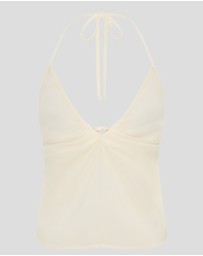 Vacay Swimwear - Aurelia Top Off-White