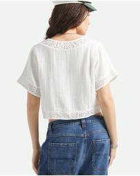 Brixton - Seaside Eyelet Top