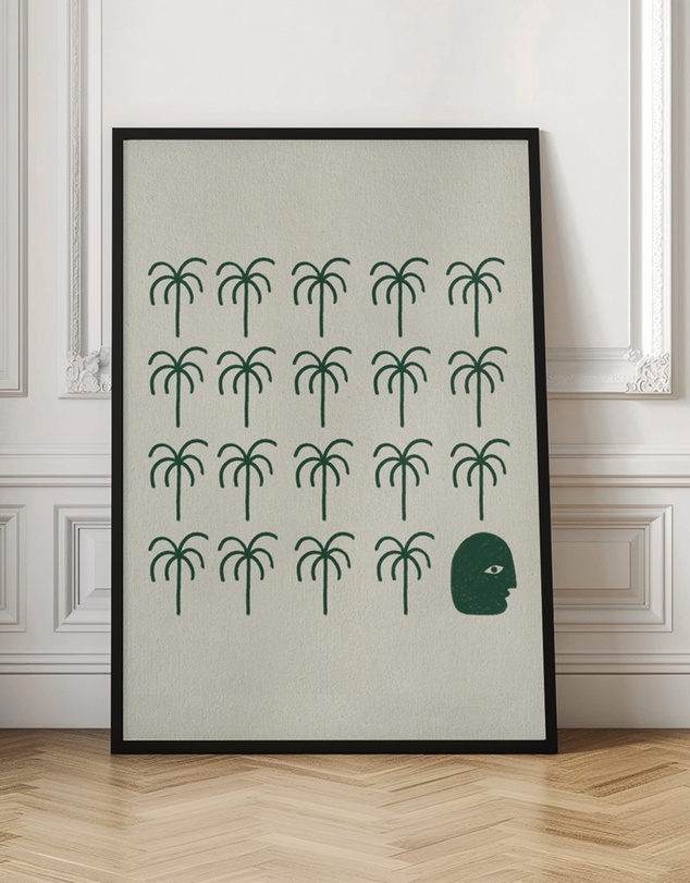Olive et Oriel - Roots by Shatha Al Dafai Art Print