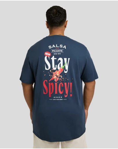 Johnny Bigg - Stay Spicy Longline Tee