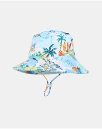 Minihaha - Luca Swim Hat With Quick Release Neck Tie - Babies-Kids