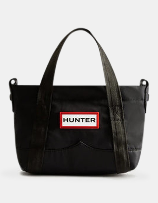 Hunter - Nylon Mini Topclip Tote - Black