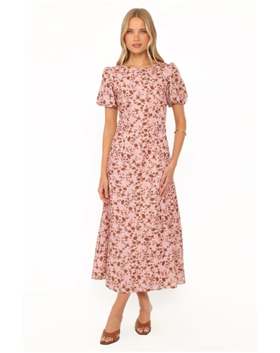 Petal & Pup - Gemima Maxi Dress - Pink Floral