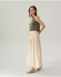 IDA+S - Sunny Cotton Midi Skirt