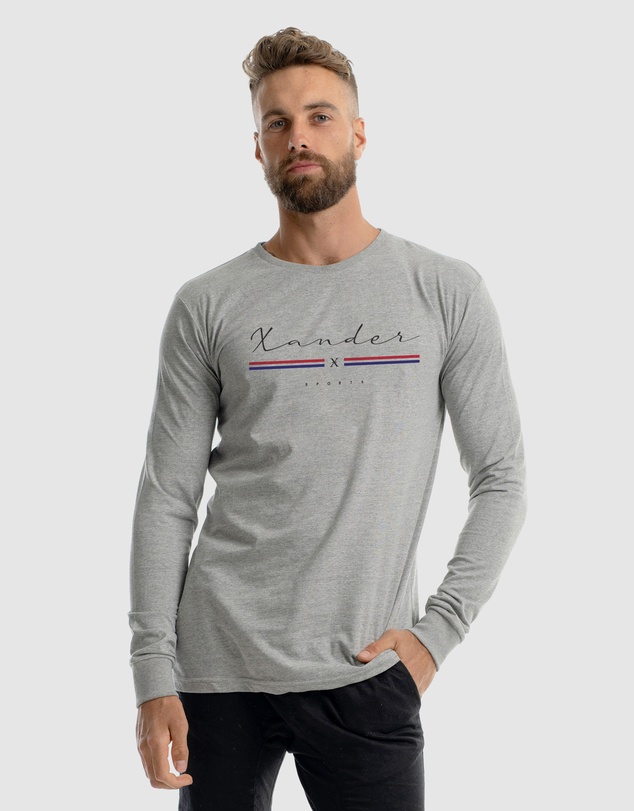 Xander - Grid Long Sleeve Tee