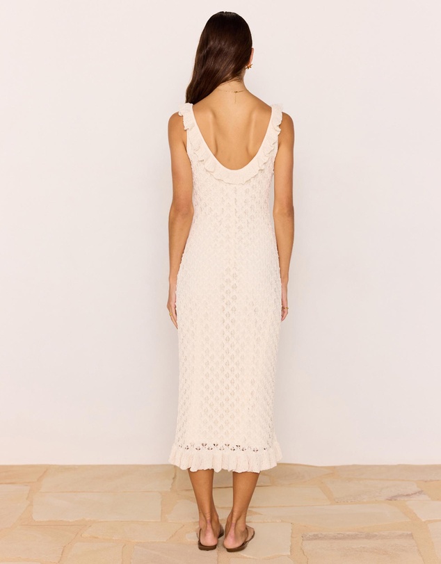MINKPINK - Sabine Pointelle Midi Dress