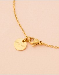 Carly Paiker - Amore Small Puffy Heart Fine Chain Pendant