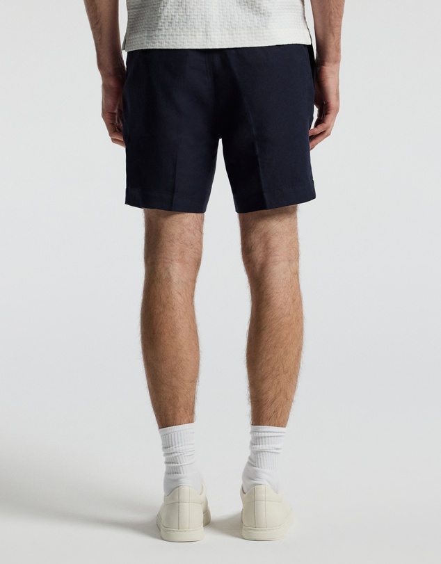 Calibre - Linen Blend Shorts Navy