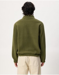 Rhythm - Koa Fleece Half Zip Sweat