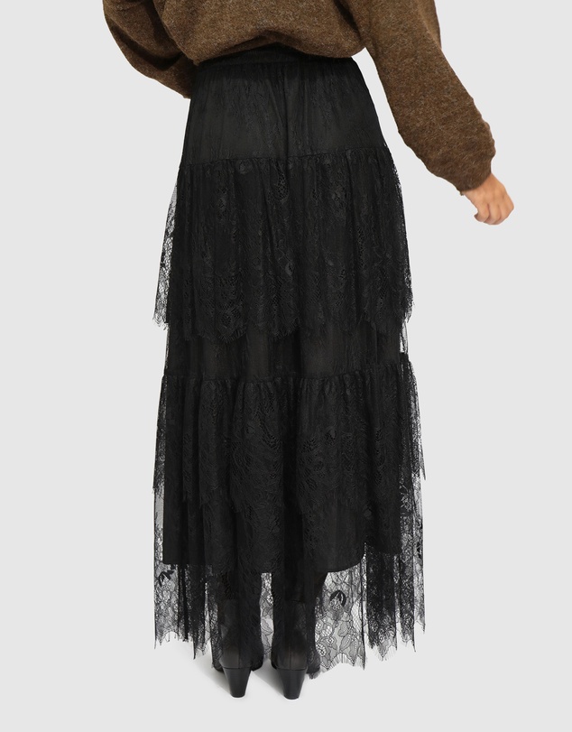 Belle & Bloom - Dreamy Days Lace Tiered Skirt