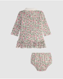 Polo Ralph Lauren - Floral Soft Cotton Polo Dress & Bloomers - Babies