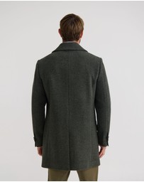 Oxford - Mason Herringbone Wool Coat