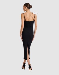 Romance by Honey and Beau - Trevia Shoulder Frill Dress
