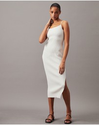 Calvin Klein Jeans - Sculpted Knit Midi Dress