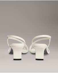 Calvin Klein - Leather Heeled Sandals
