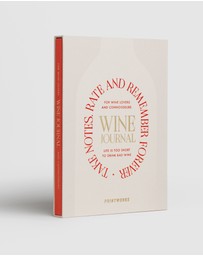 Printworks - Printworks Wine Tasting Journal-Beige Red