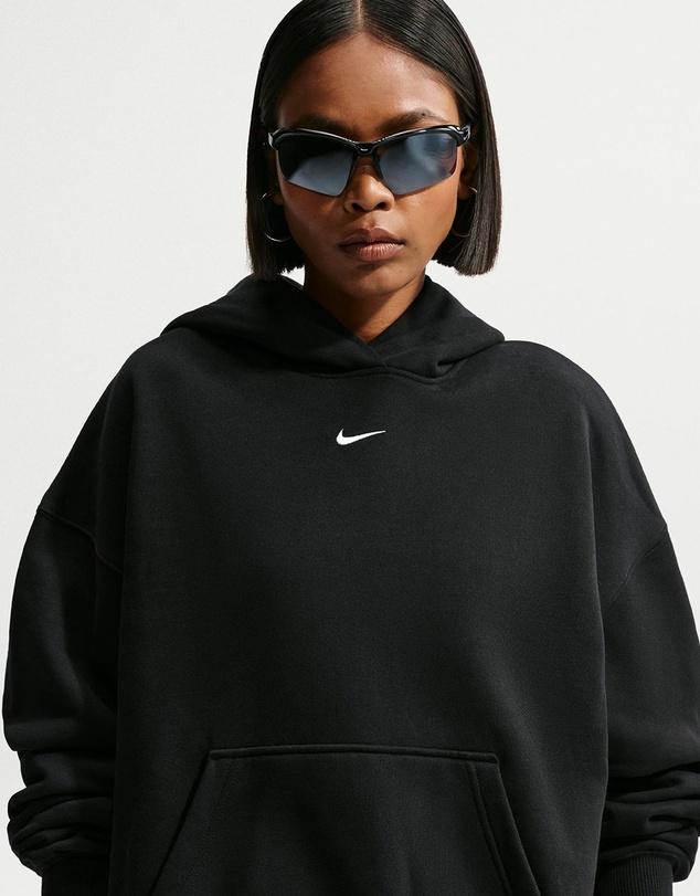 Nike - Studio Fleece Medium Weight Oversized Pullover Hoodie