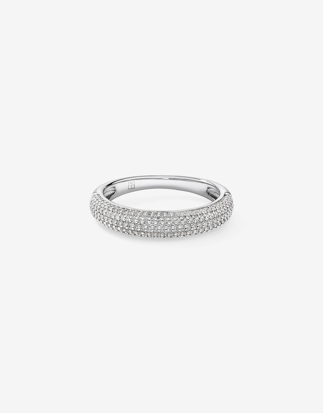 Michael Hill - Pavé Dome Ring in Sterling Silver - 4mm